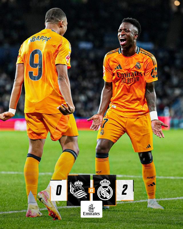 开云体育app官网下载地址-【西甲】皇马2比0客胜皇家社会，维尼和姆巴佩点射